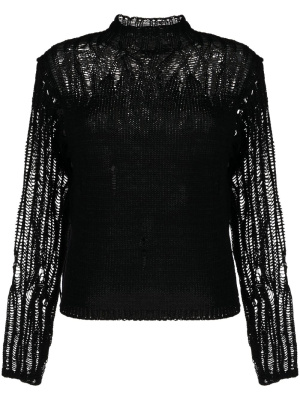 

Mock-neck gradient-effect jumper, Chloé Mock-neck gradient-effect jumper