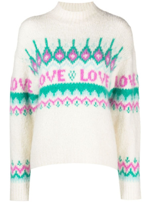 

Patterned knit jumper, SANDRO Patterned knit jumper