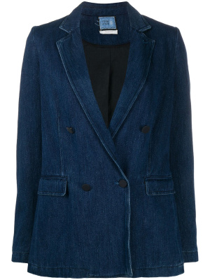 

Double-breasted denim blazer, Forte Forte Double-breasted denim blazer