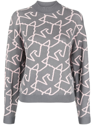 

Monogram-jacquard sweatshirt, Emporio Armani Monogram-jacquard sweatshirt
