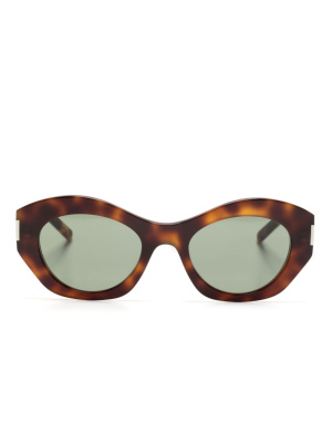 

Tortoiseshell cat-eye sunglasses, Saint Laurent Eyewear Tortoiseshell cat-eye sunglasses