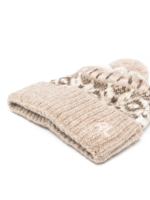 

Chunky-knit pompom hat, Polo Ralph Lauren Chunky-knit pompom hat