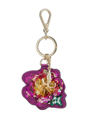 

Flower sequin-embellished keyring, Jimmy Choo Flower sequin-embellished keyring