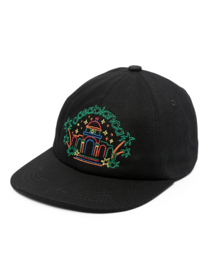

Logo-embroidered cotton cap, Casablanca Logo-embroidered cotton cap