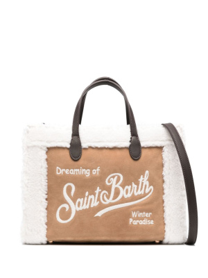 

Vivian logo-embroidered tote bag, MC2 Saint Barth Vivian logo-embroidered tote bag