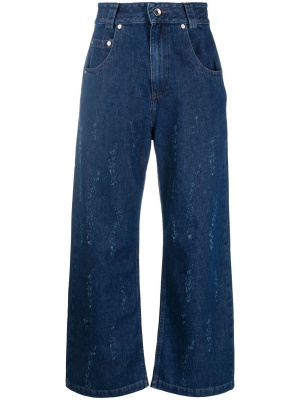 

Straight-leg ripped jeans, Opening Ceremony Straight-leg ripped jeans