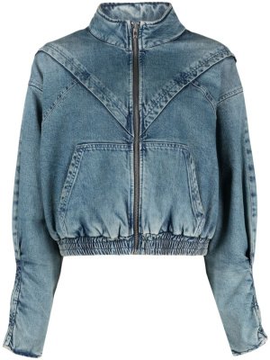 

Panelled zip-up jeans jacket, IRO Panelled zip-up jeans jacket