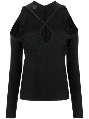 

Cold-shoulder long-sleeve blouse, PINKO Cold-shoulder long-sleeve blouse
