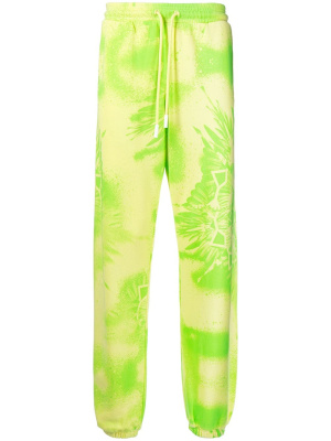 

Kaleidoscope Wings-print track pants, Marcelo Burlon County of Milan Kaleidoscope Wings-print track pants