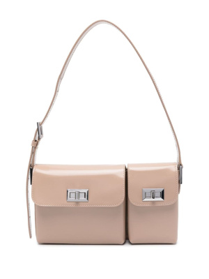 

Billy leather shoulder bag, BY FAR Billy leather shoulder bag