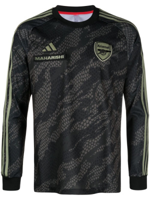 

X Maharishi Arsenal logo-patch T-shirt, Adidas X Maharishi Arsenal logo-patch T-shirt