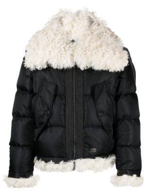 

Logo-plaque padded down jacket, Dsquared2 Logo-plaque padded down jacket