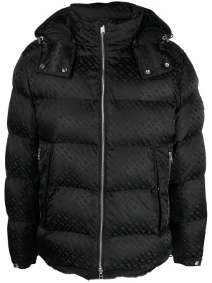 

Monogram-jacquard quilted puffer jacket, BOSS Monogram-jacquard quilted puffer jacket