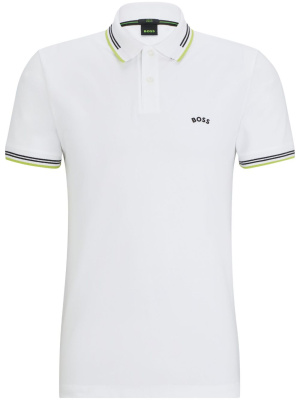 

Logo-print slim polo shirt, BOSS Logo-print slim polo shirt