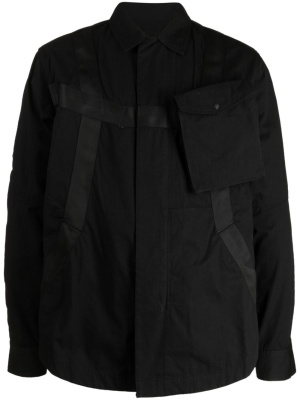 

Tape-detail shirt jacket, Maharishi Tape-detail shirt jacket