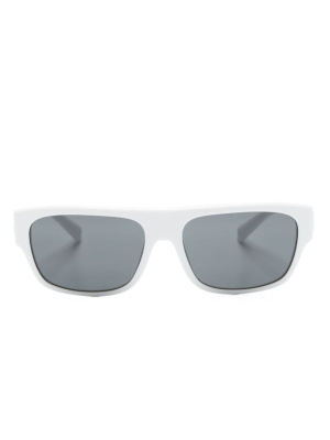 

Logo-plaque rectangle-frame sunglasses, Dolce & Gabbana Eyewear Logo-plaque rectangle-frame sunglasses