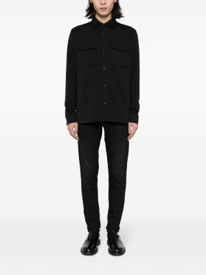 

Long-sleeve cotton shirt, Karl Lagerfeld Long-sleeve cotton shirt