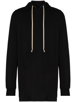 

Longline cotton hoodie, Rick Owens Longline cotton hoodie
