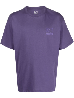 

Logo-print cotton T-shirt, PACCBET Logo-print cotton T-shirt