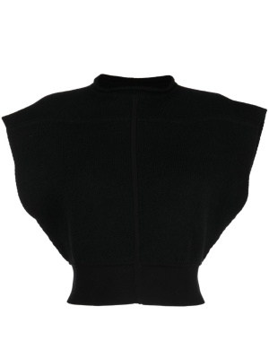 

Cap-sleeves cropped top, Rick Owens Cap-sleeves cropped top