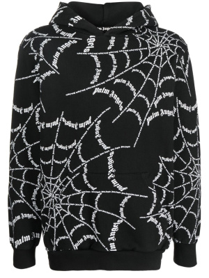 

Spider web print hoodie, Palm Angels Spider web print hoodie