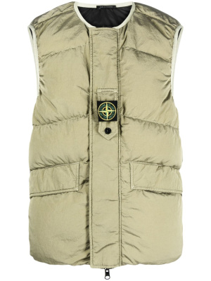 

Reversible quilted gilet, Stone Island Reversible quilted gilet