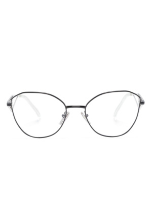 

Round-frame sculpted-arms glasses, Prada Eyewear Round-frame sculpted-arms glasses