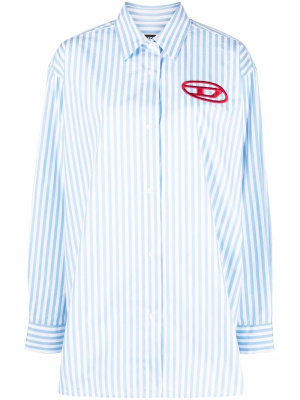 

Embroidered logo cotton shirt, Diesel Embroidered logo cotton shirt