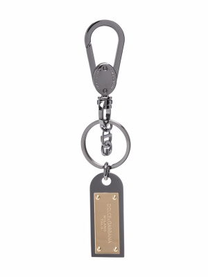 

Logo plaque keychain, Dolce & Gabbana Logo plaque keychain
