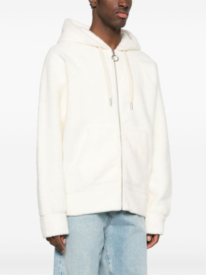 

Fleece hooded jacket, AMI Paris Fleece hooded jacket