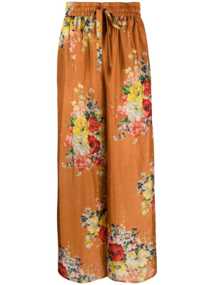 

Alight wide-leg silk trousers, ZIMMERMANN Alight wide-leg silk trousers