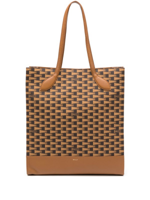 

Pennant leather tote bag, Bally Pennant leather tote bag