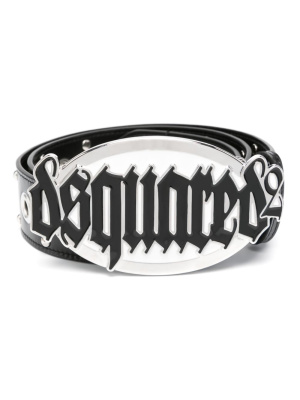 

Logo-buckle leather belt, Dsquared2 Logo-buckle leather belt