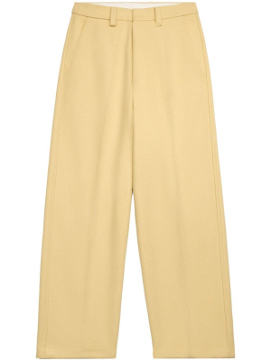 

Mid-rise wide-leg trousers, AMI Paris Mid-rise wide-leg trousers
