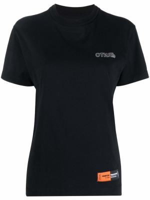 

Crystal-embellished logo T-shirt, Heron Preston Crystal-embellished logo T-shirt