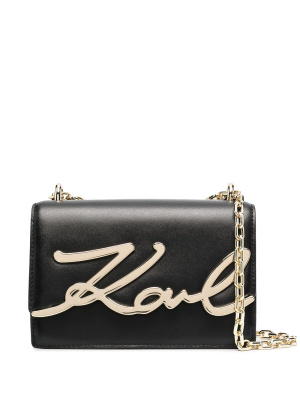 

K/Signature small shoulder bag, Karl Lagerfeld K/Signature small shoulder bag