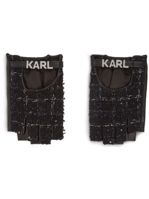 

K/Essential fingerless gloves, Karl Lagerfeld K/Essential fingerless gloves