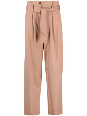 

Belted flannel trousers, PINKO Belted flannel trousers