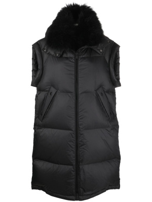 

Feather-down hooded parka, Yves Salomon Feather-down hooded parka
