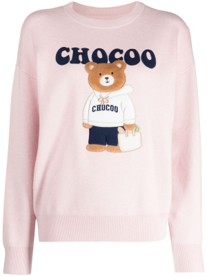 

Teddy Bear-motif jumper, CHOCOOLATE Teddy Bear-motif jumper