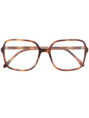 

Tortoiseshell square frame glasses, Isabel Marant Eyewear Tortoiseshell square frame glasses