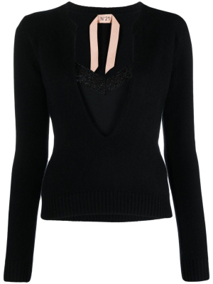 

Layered wool blend jumper, Nº21 Layered wool blend jumper