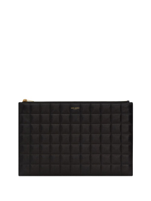 

Quilted leather wallet, Saint Laurent Quilted leather wallet