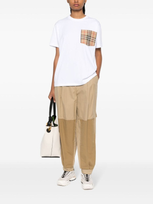 

Contrast-pocket short-sleeve cotton T-shirt, Burberry Contrast-pocket short-sleeve cotton T-shirt