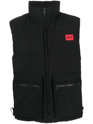 

Logo-patch padded gilet, HUGO Logo-patch padded gilet
