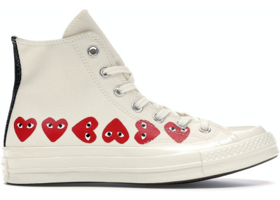 

Chuck Taylor All-Star 70s Hi Comme des Garcons Play Multi-Heart White, Converse Chuck Taylor Chuck Taylor All-Star 70s Hi Comme des Garcons Play Multi-Heart White